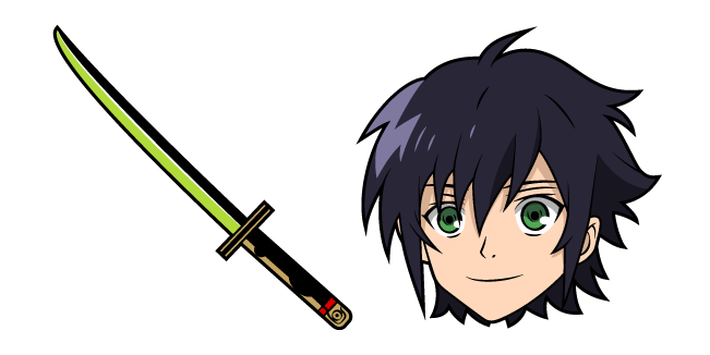 Seraph of the End Yuichiro Hyakuya and Sword Cursor