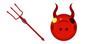 Курсор Roblox Piggy Devil