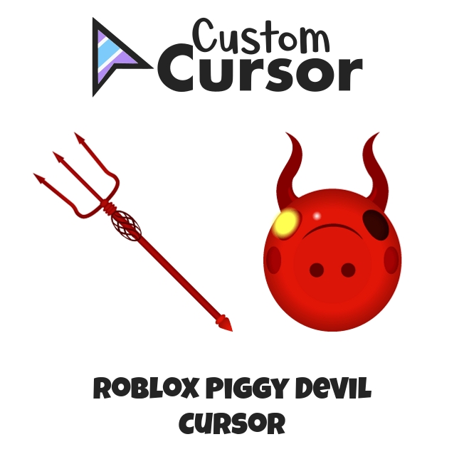 Roblox Piggy Devil cursor – Custom Cursor