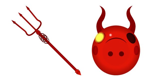 Roblox Piggy Devil Cursor Custom Cursor - roblox devil horns