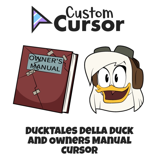 DuckTales Louie Duck & Phone Animated Cursor - Sweezy Cursors