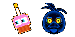 Five Nights at Freddy's Highscore Toy Chica and Cupcake Cursor