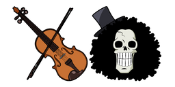 One Piece Brook and Violin Cursor