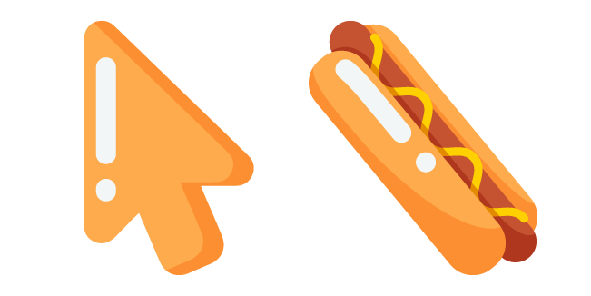 Minimal Hot Dog Cursor