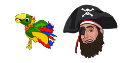 Pirate Hook and Sword custom cursor for Chrome