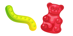 Gummy Worm and Bear Curseur