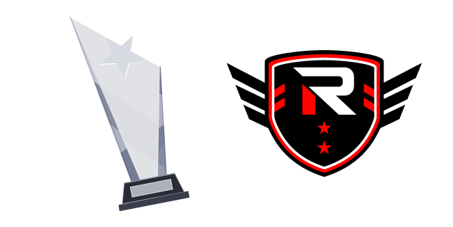 Esports Rise Logo and Winner's Cup Cursor