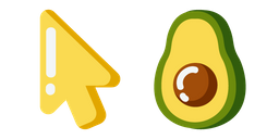 Minimal Avocado Curseur