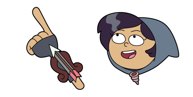 Amphibia Marcy Wu and Hand-Mounted Crossbow Cursor