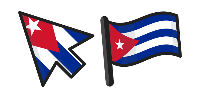 Флаг Кубы курсор