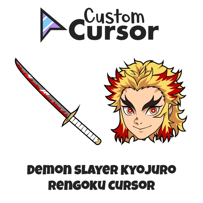 Demon Slayer Kyojuro Rengoku Curseur - Custom Cursor.