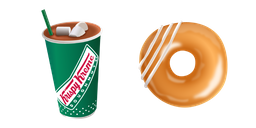 Курсор Krispy Kreme Какао и Глазированный Пончик