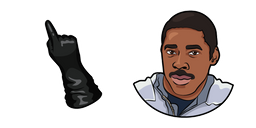 Ghostbusters Winston Zeddemore and Rubber Glove Cursor
