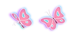 Neon Butterfly Curseur