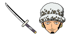 One Piece Trafalgar Law and Sword Cursor