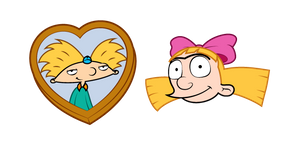 Hey Arnold! Helga Pataki and Locket Curseur