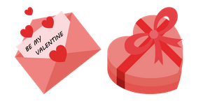Valentine's Day Card and Candy Cursor
