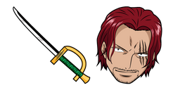 One Piece Shanks and Sword Curseur