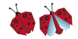 Origami Ladybug Curseur