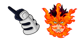 My Hero Academia Enji Todoroki cursor