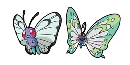 Pokemon Butterfree and Gigantamax Butterfree Curseur
