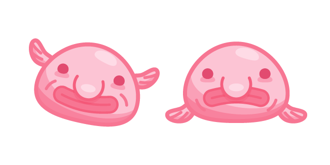 Cute Blobfish Cursor