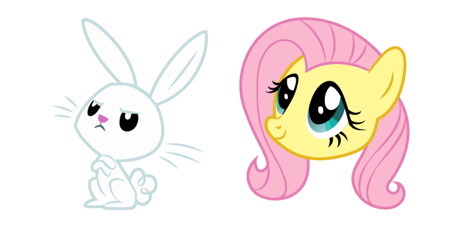 My Little Pony Fluttershy and Angel Cursor