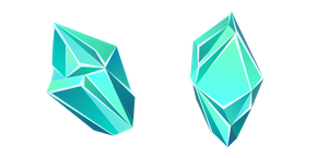 Aquamarine Crystal Cursor