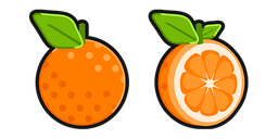 Orange Fruit Curseur