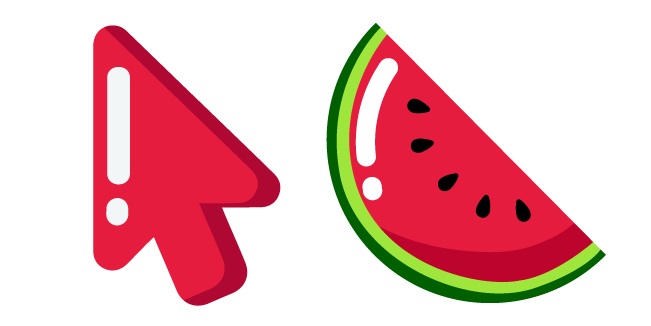 Minimal Watermelon Cursor