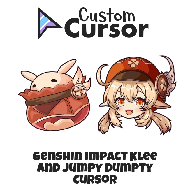 Genshin Impact Klee And Jumpy Dumpty Cursor Custom Cursor