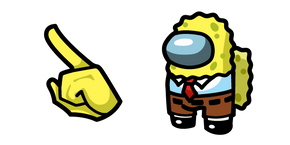 Курсор Among Us SpongeBob Character