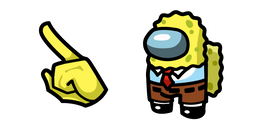 Курсор Among Us SpongeBob Character