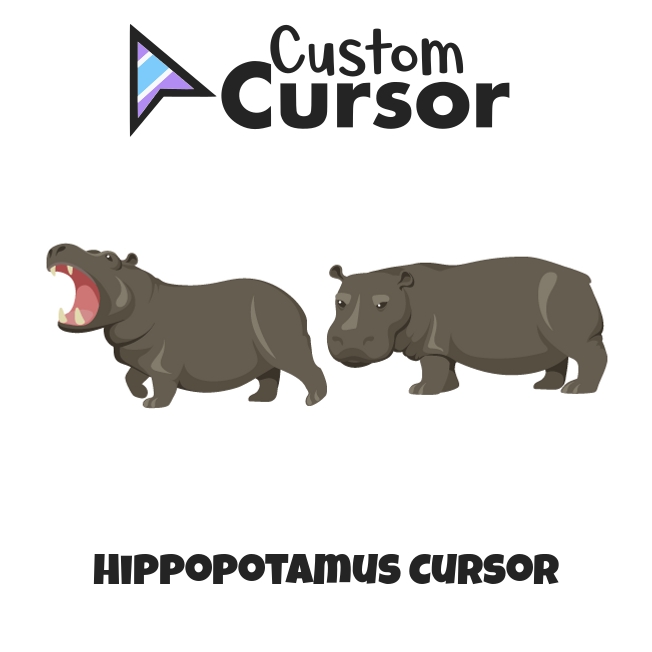 Hippopotamus Cursor – Custom Cursor