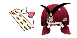 Gacha Life Muu and Strawberry Cake Cursor