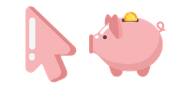 Minimal Piggy Bank Cursor