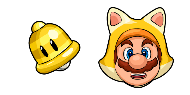 Super Mario Cat Mario and Super Bell Cursor