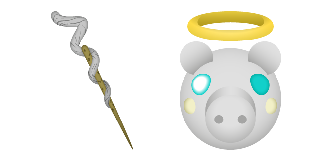 Roblox Piggy Angel Cursor Custom Cursor - roblox piggy angel skin