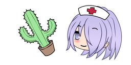 Gacha Life Nurse Luck and Cactus Curseur