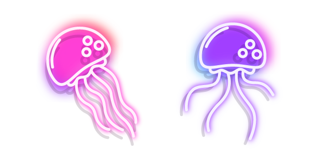 Neon Jellyfish Cursor