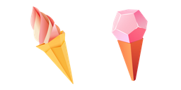 Origami Ice Cream Cursor