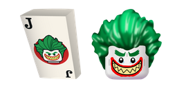 LEGO Joker and Card Curseur
