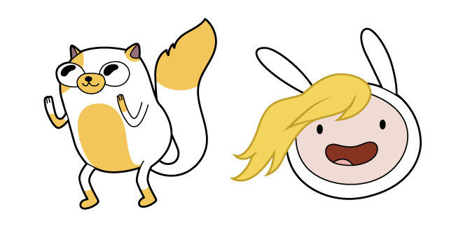 Adventure Time Fionna and Cake Cursor