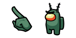 Among Us Plankton Character Cursor