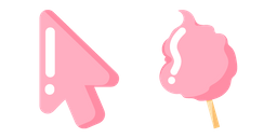 Minimal Cotton Candy cursor