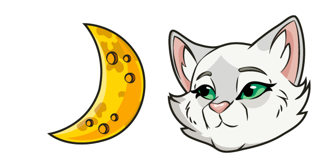 Коты-Воители Половинка Луны курсор