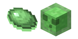 Minecraft Slime and Slimeball Curseur