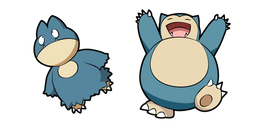 Pokemon Munchlax and Snorlax Curseur
