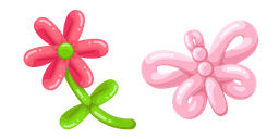 Balloon Flower and Butterfly Cursor
