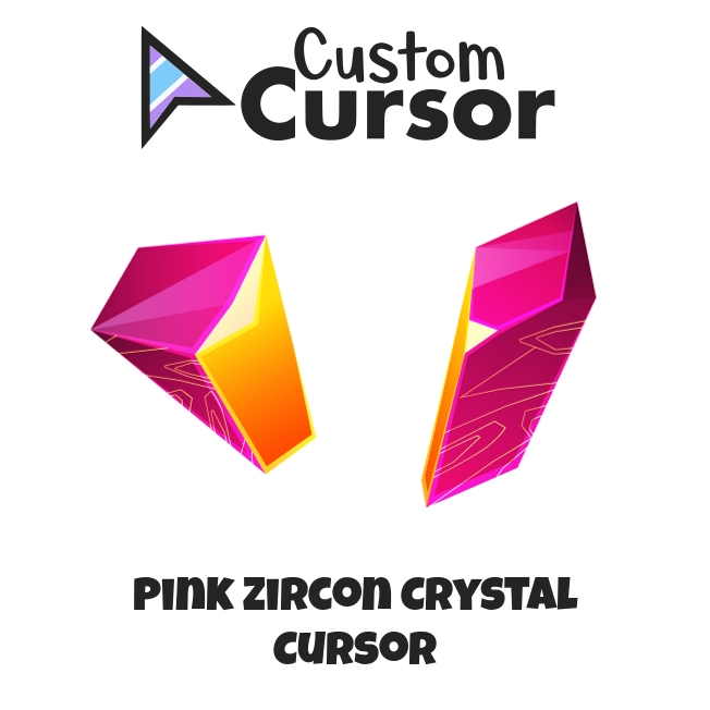 Pink Zircon Crystal cursor – Custom Cursor